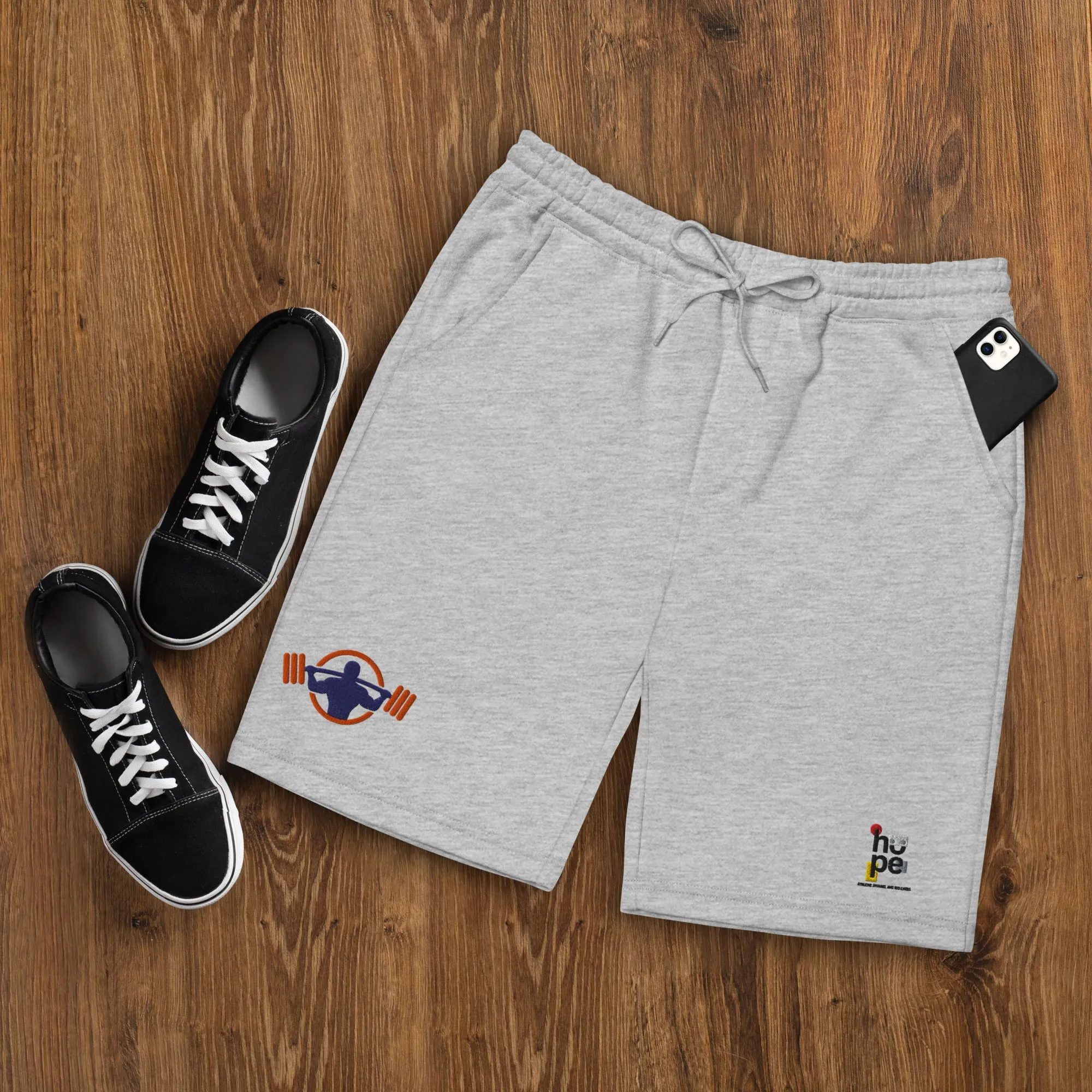 Men's Fleece Shorts Weightlifting Power Performance - Lift Heavy, Train Smart