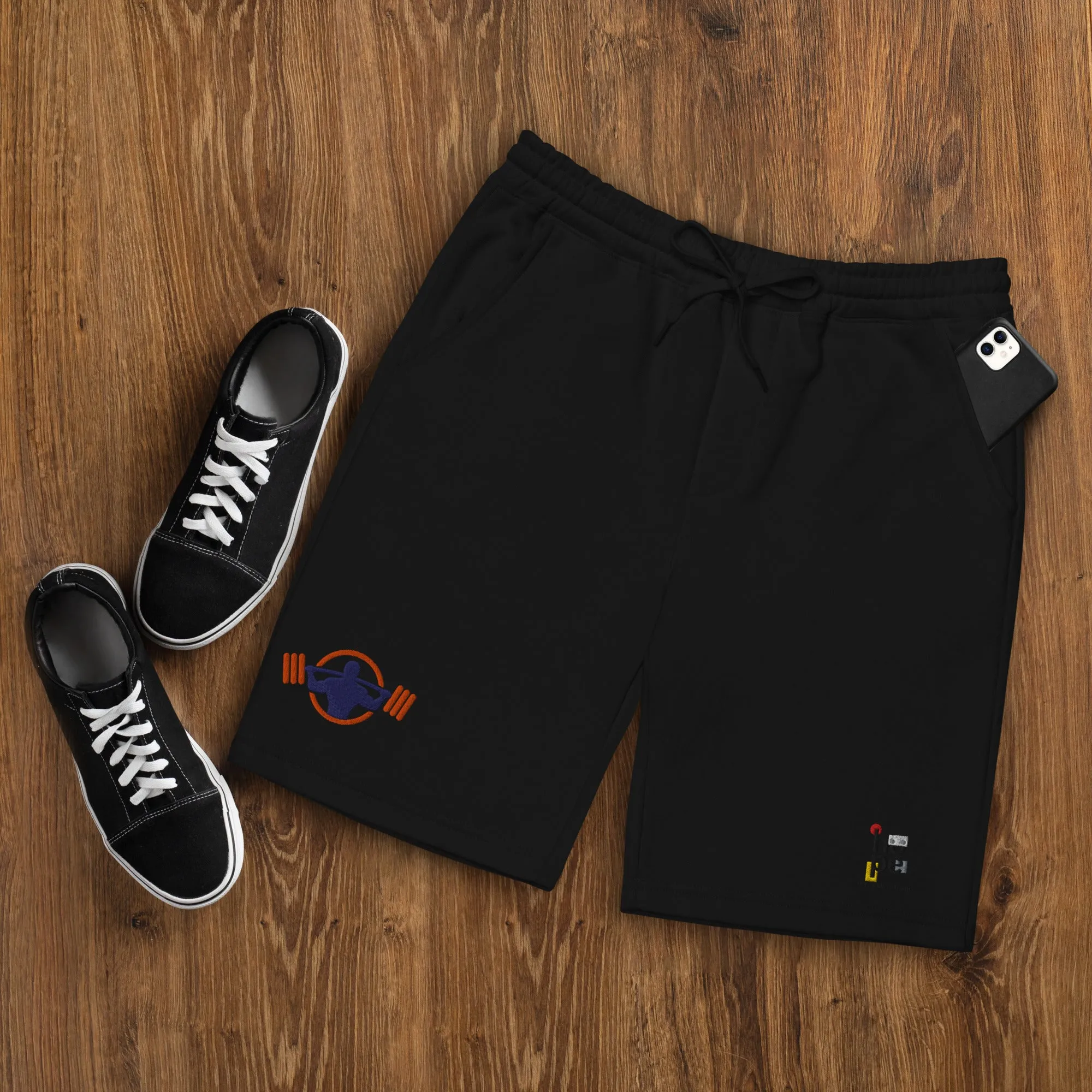 Men's Fleece Shorts Weightlifting Power Performance - Lift Heavy, Train Smart