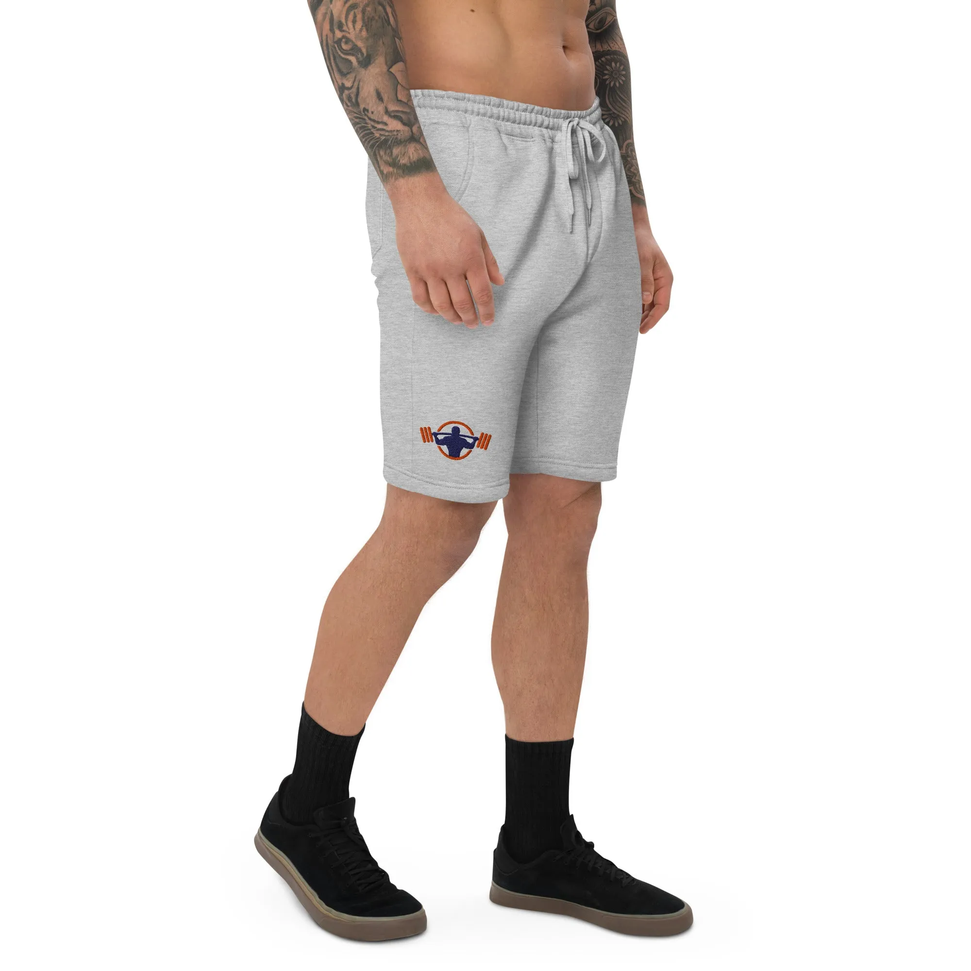 Men's Fleece Shorts Weightlifting Power Performance - Lift Heavy, Train Smart
