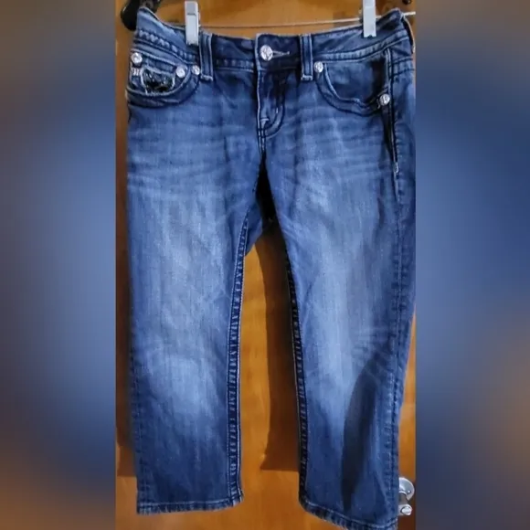 Miss Me   Jeans 26  Cuffed Capri # The Buckle # Miss Me