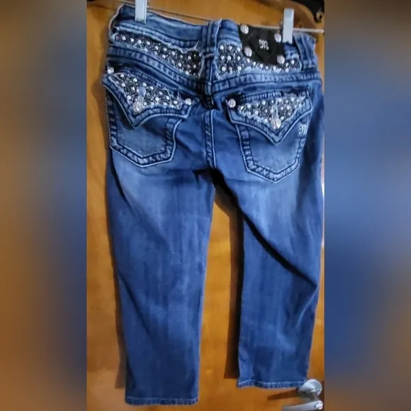 Miss Me   Jeans 26  Cuffed Capri # The Buckle # Miss Me