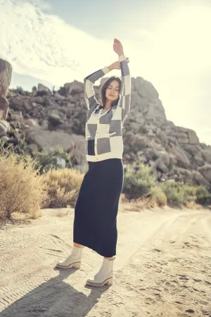 Modivea Knit Ribbed Skirt