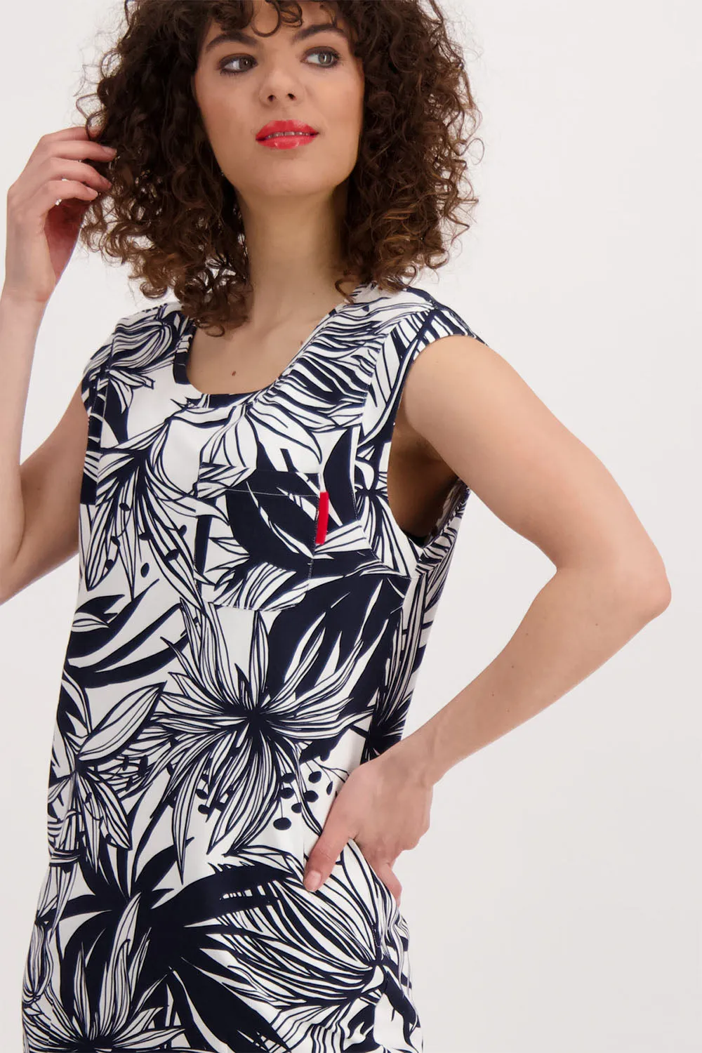 Monari Midi Leaf Dress M407058