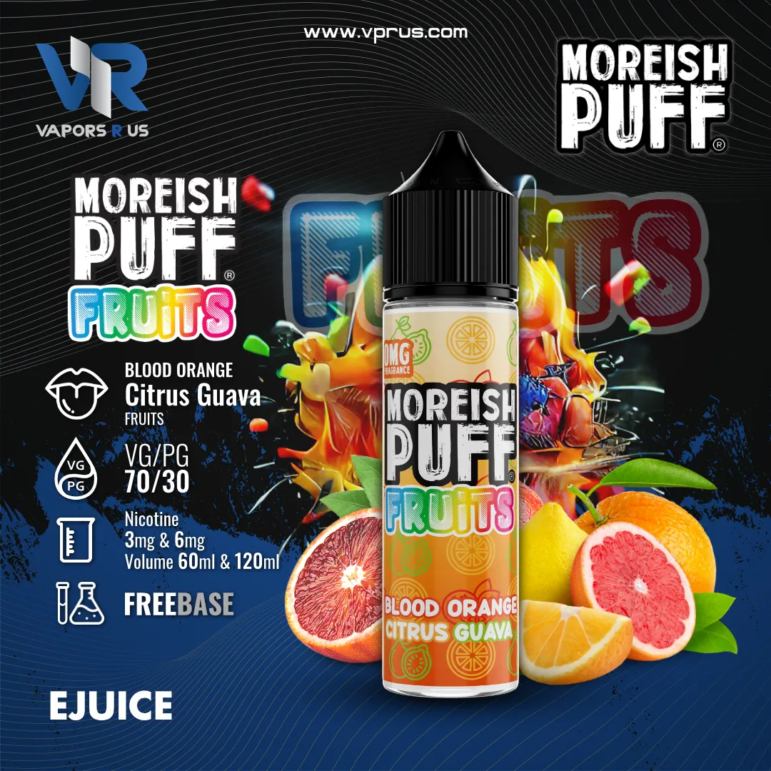MOREISH PUFF FRUITS - Blood Orange Citrus Guava