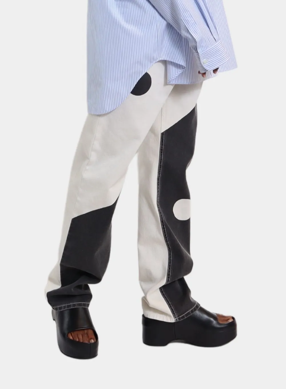 MOSCHINO | Two Tone Denim