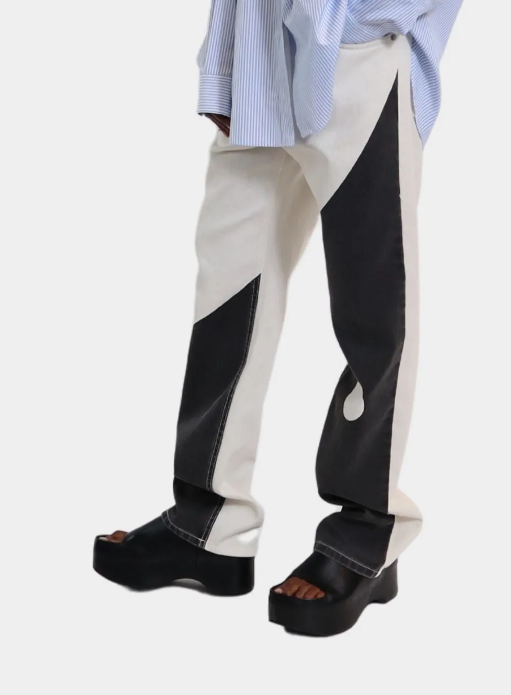 MOSCHINO | Two Tone Denim