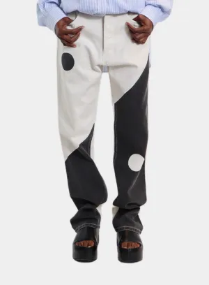 MOSCHINO | Two Tone Denim