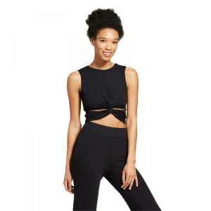 Mossimo Women's French Terry Cut-Out Twist Front Tank Top