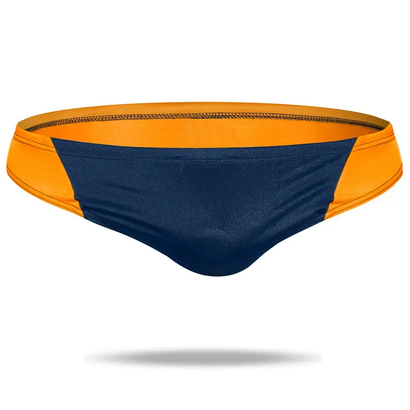 Multicolor Mens Solid Swimsuit