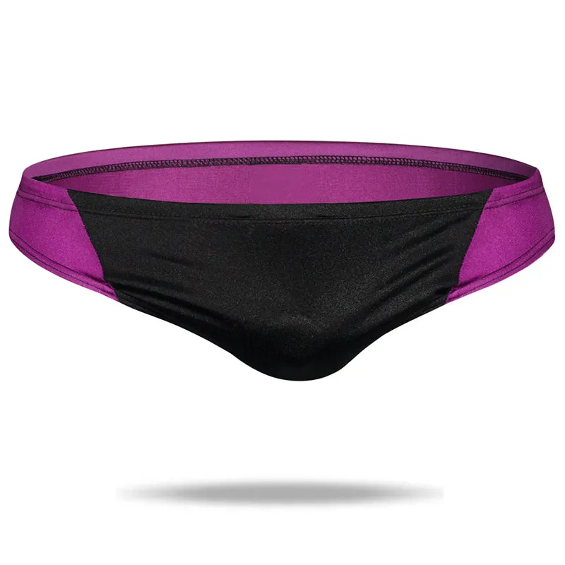 Multicolor Mens Solid Swimsuit