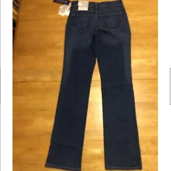 New NYDJ Marilyn Straight Blue JEANS Stretch 0