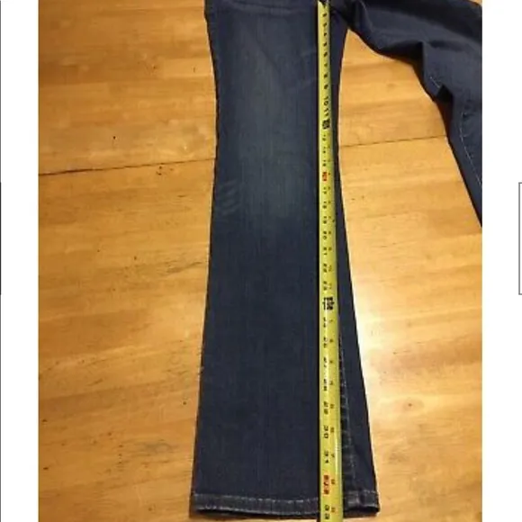 New NYDJ Marilyn Straight Blue JEANS Stretch 0