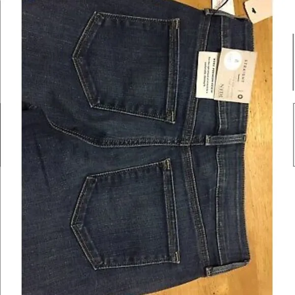 New NYDJ Marilyn Straight Blue JEANS Stretch 0