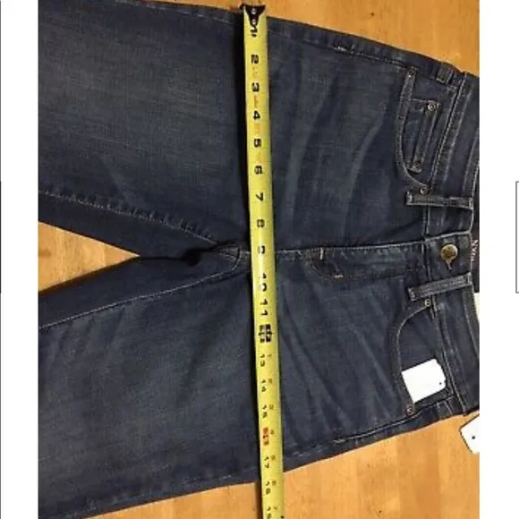 New NYDJ Marilyn Straight Blue JEANS Stretch 0