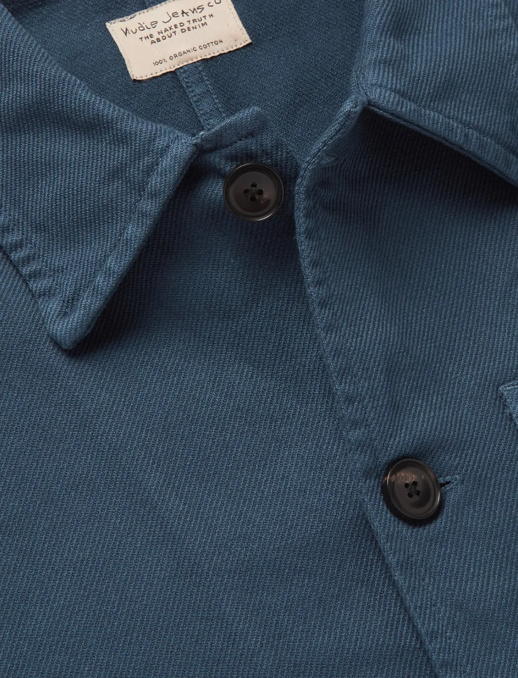 NUDIE JEANS BARNEY SLIM-FIT COTTON-TWILL JACKET