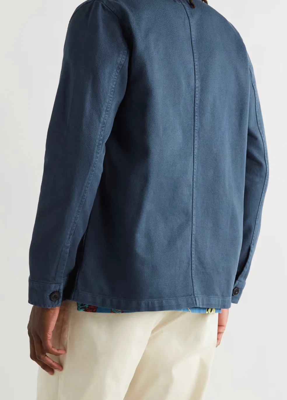 NUDIE JEANS BARNEY SLIM-FIT COTTON-TWILL JACKET