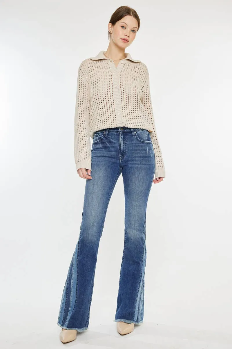 Number 1 Flare Ever Restock-MEDIUM WASH