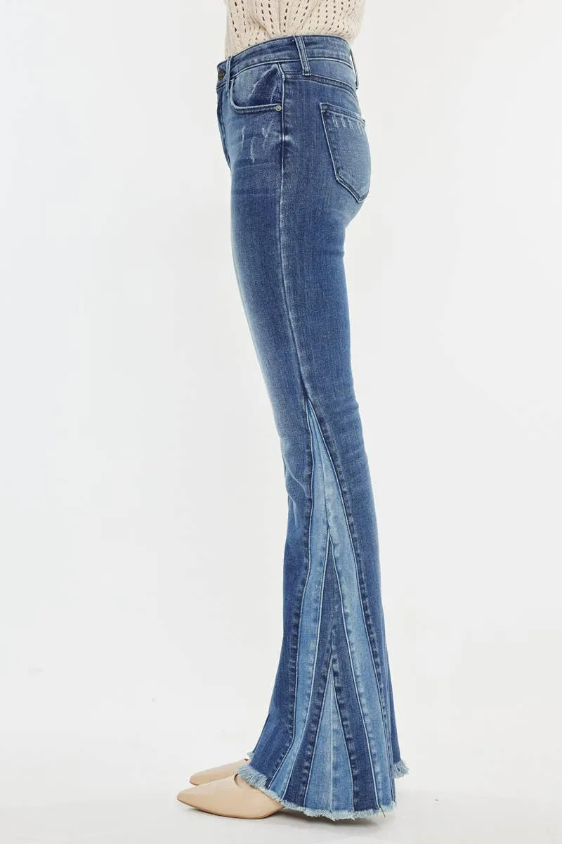 Number 1 Flare Ever Restock-MEDIUM WASH