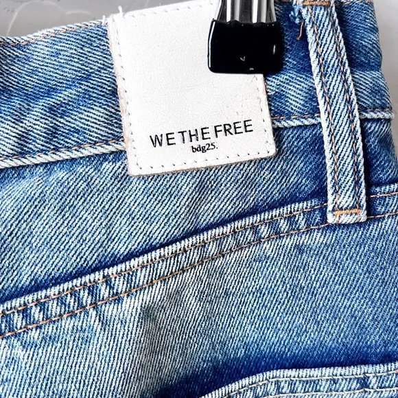 NWT Free People We The Free Distressed High Waited Flare Jeans
