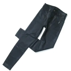 NWT J Brand Alana High Rise Crop in Stellar Navy Coated Stretch Jeans 27