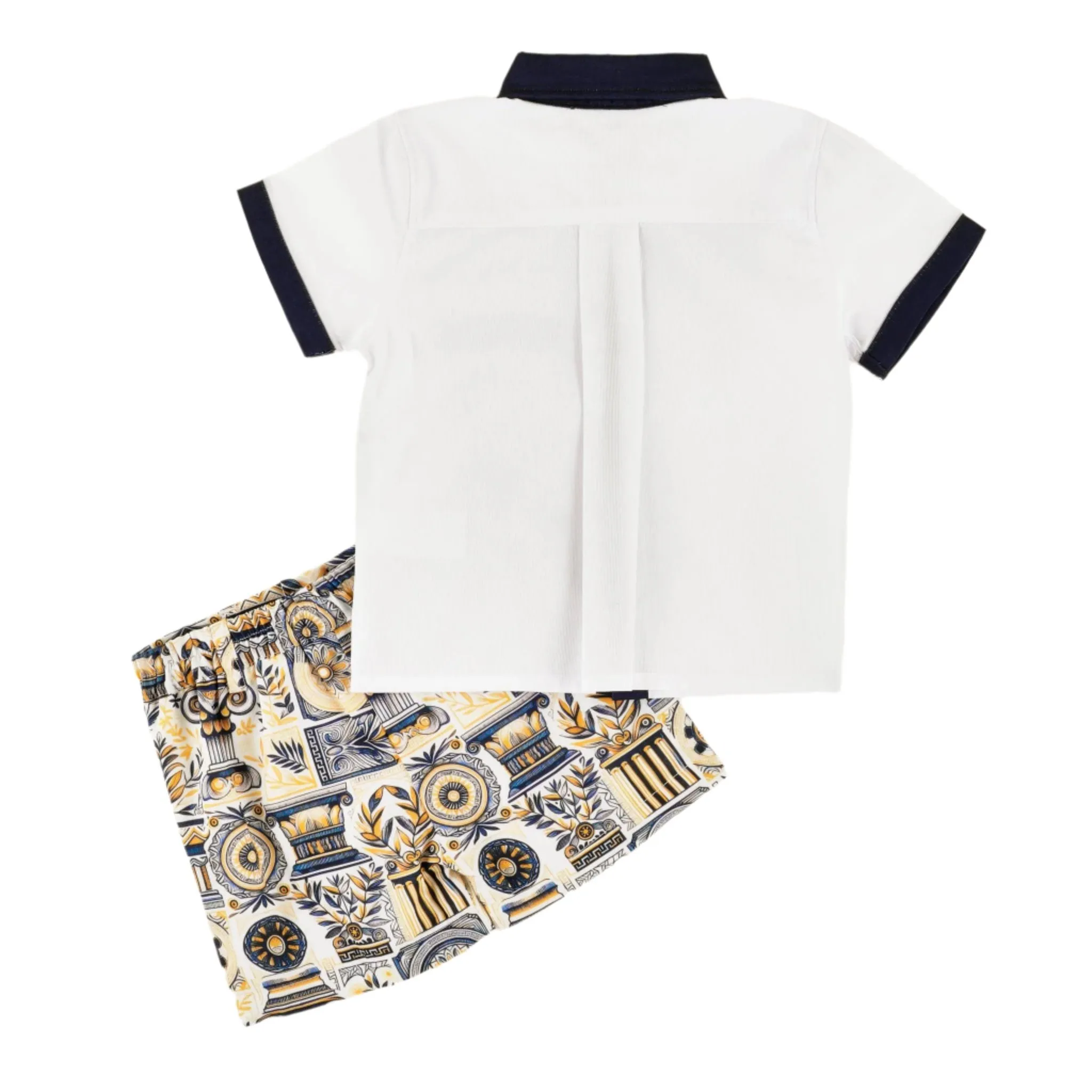 Ocean Baby Boys Grecian Shorts Set  (2Yrs-10Yrs)