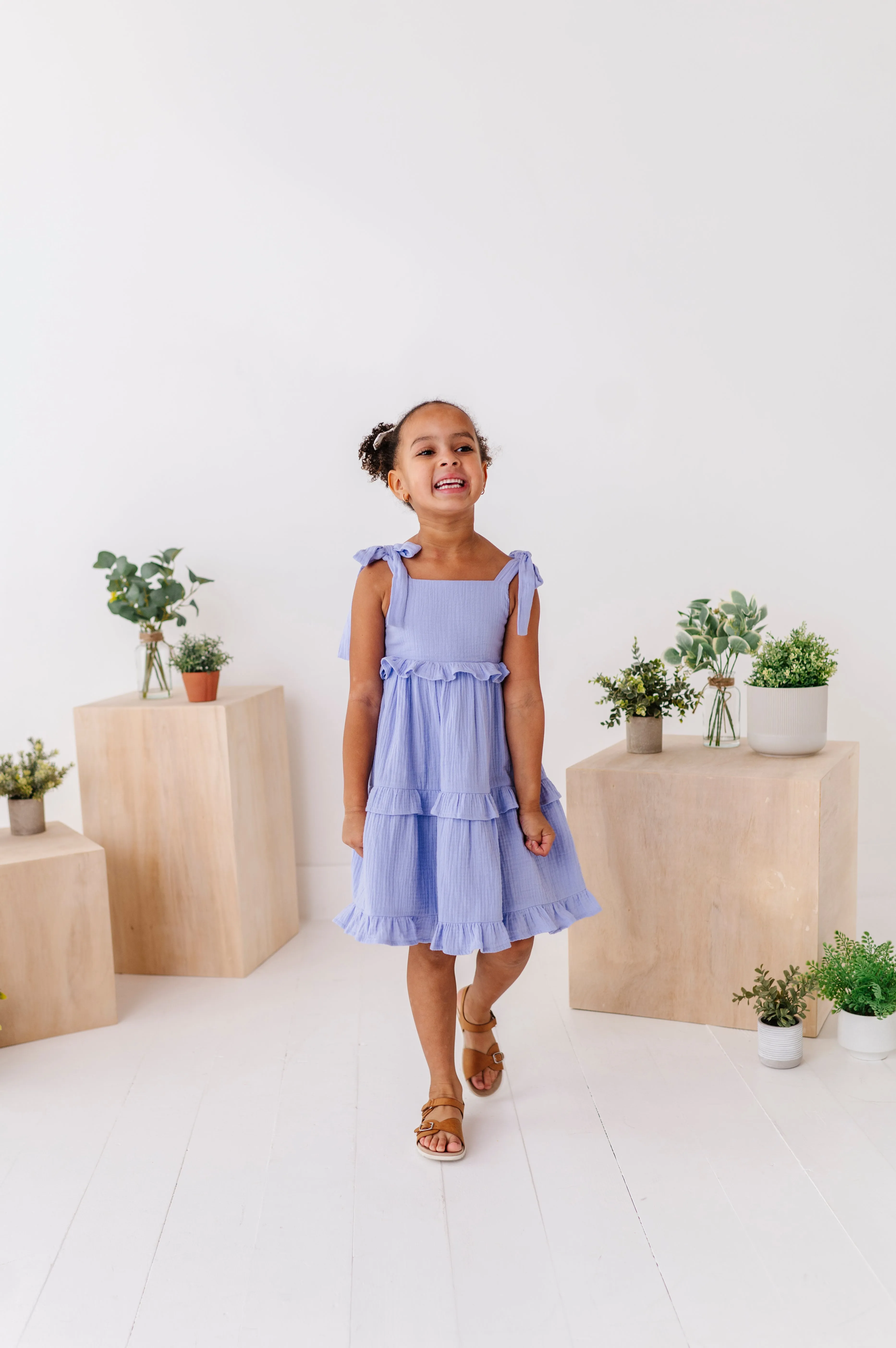 Ocean | Ruffle Strappy Twirl Dress