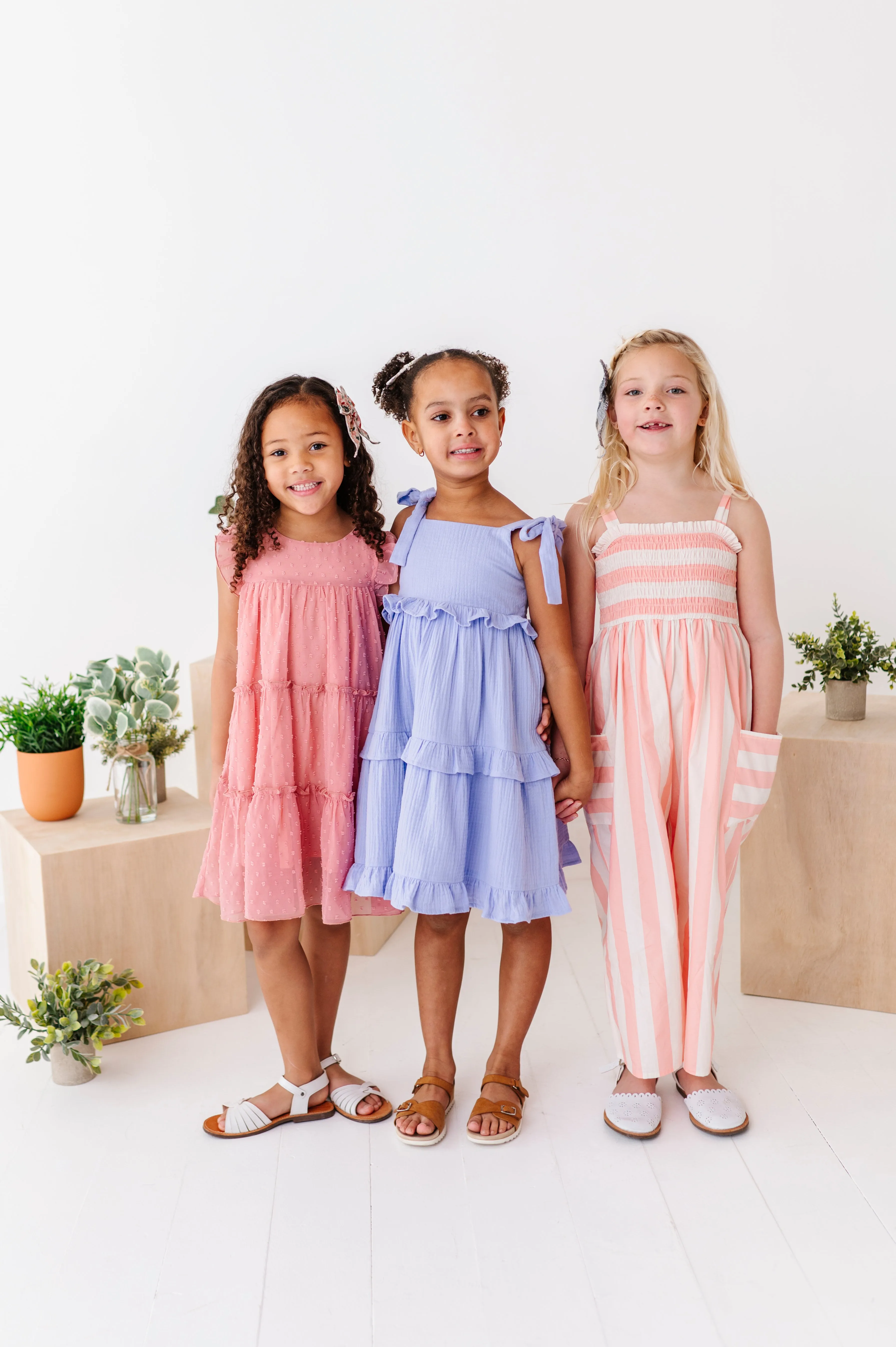 Ocean | Ruffle Strappy Twirl Dress