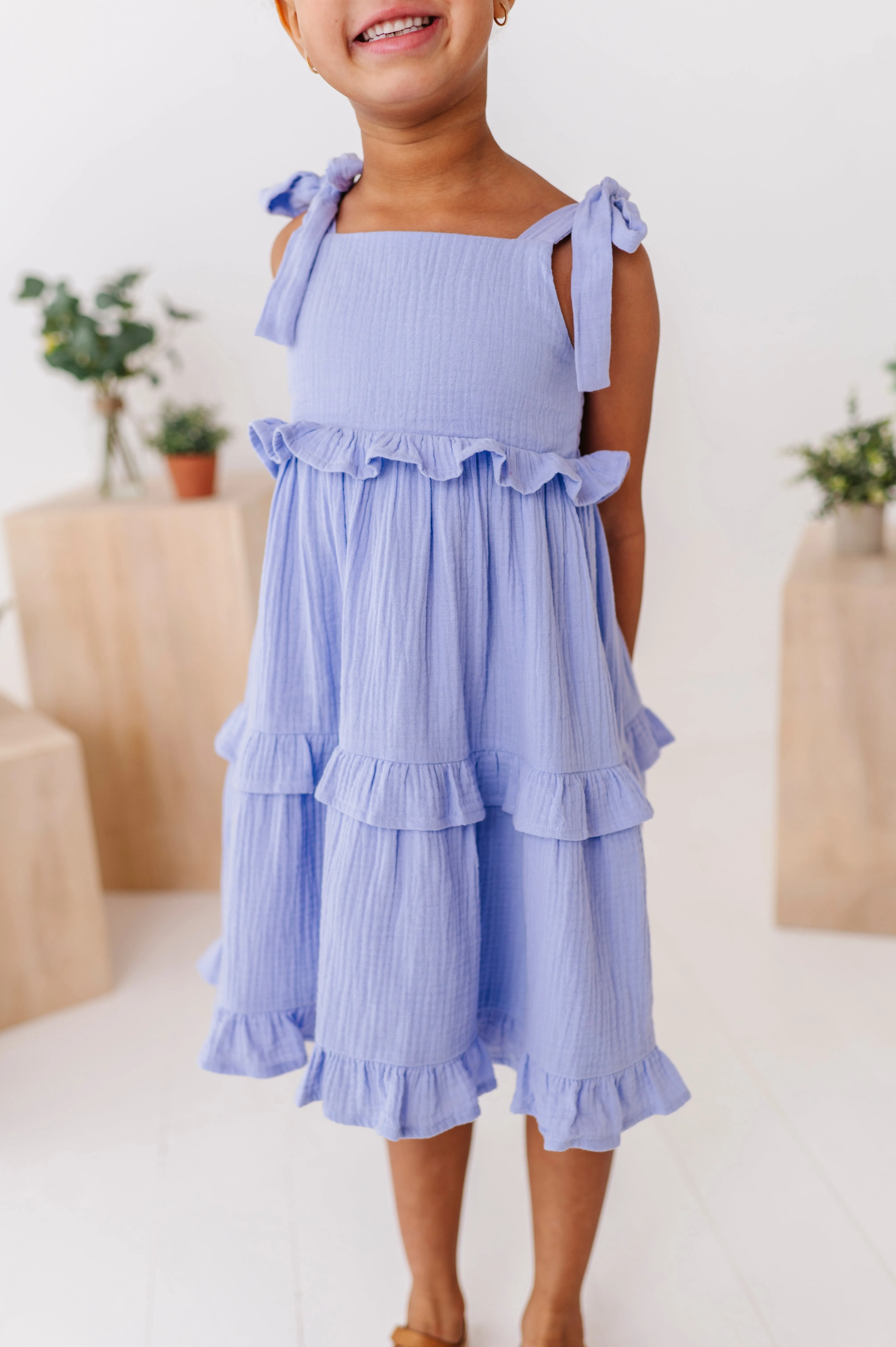 Ocean | Ruffle Strappy Twirl Dress