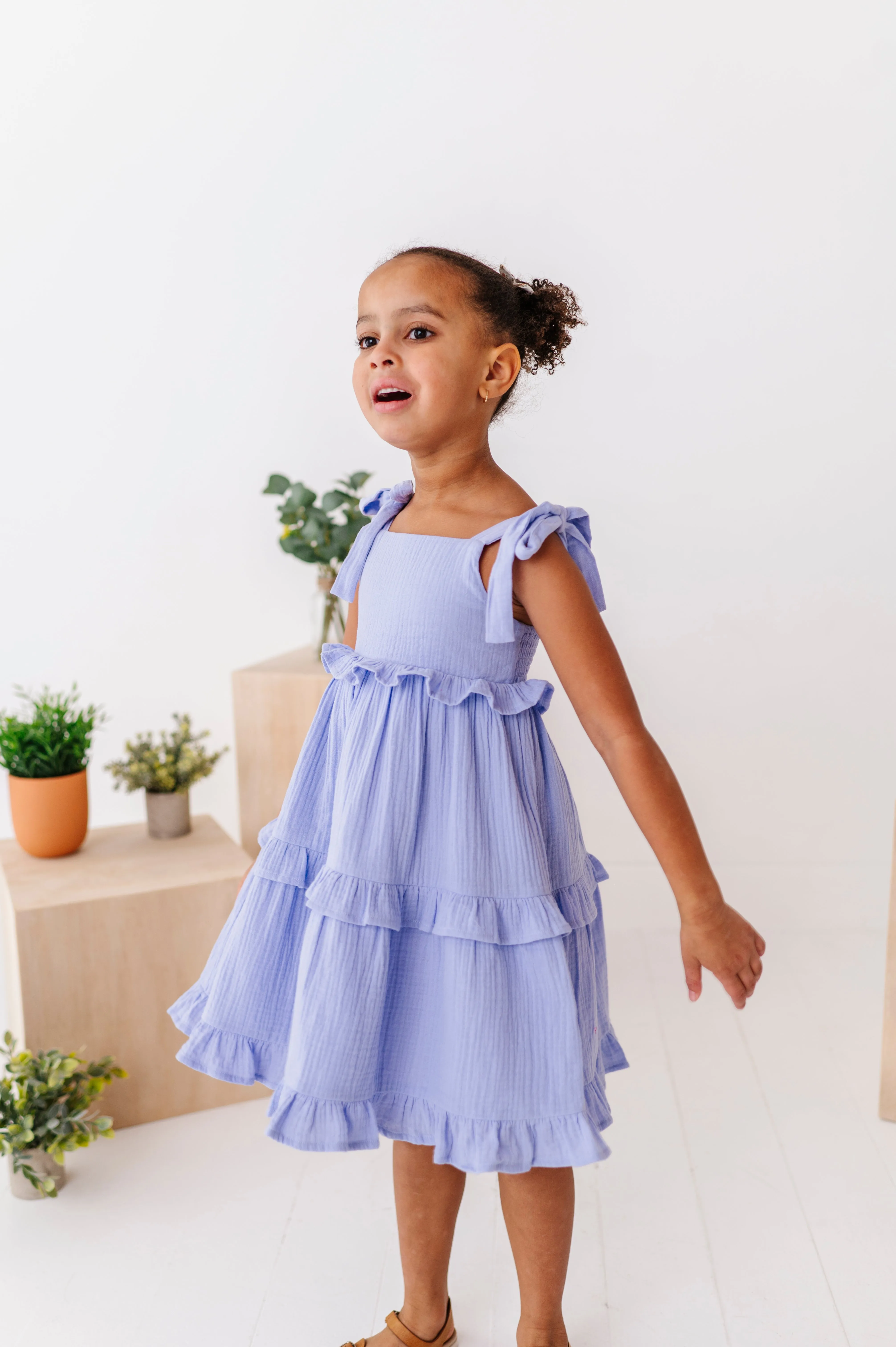 Ocean | Ruffle Strappy Twirl Dress