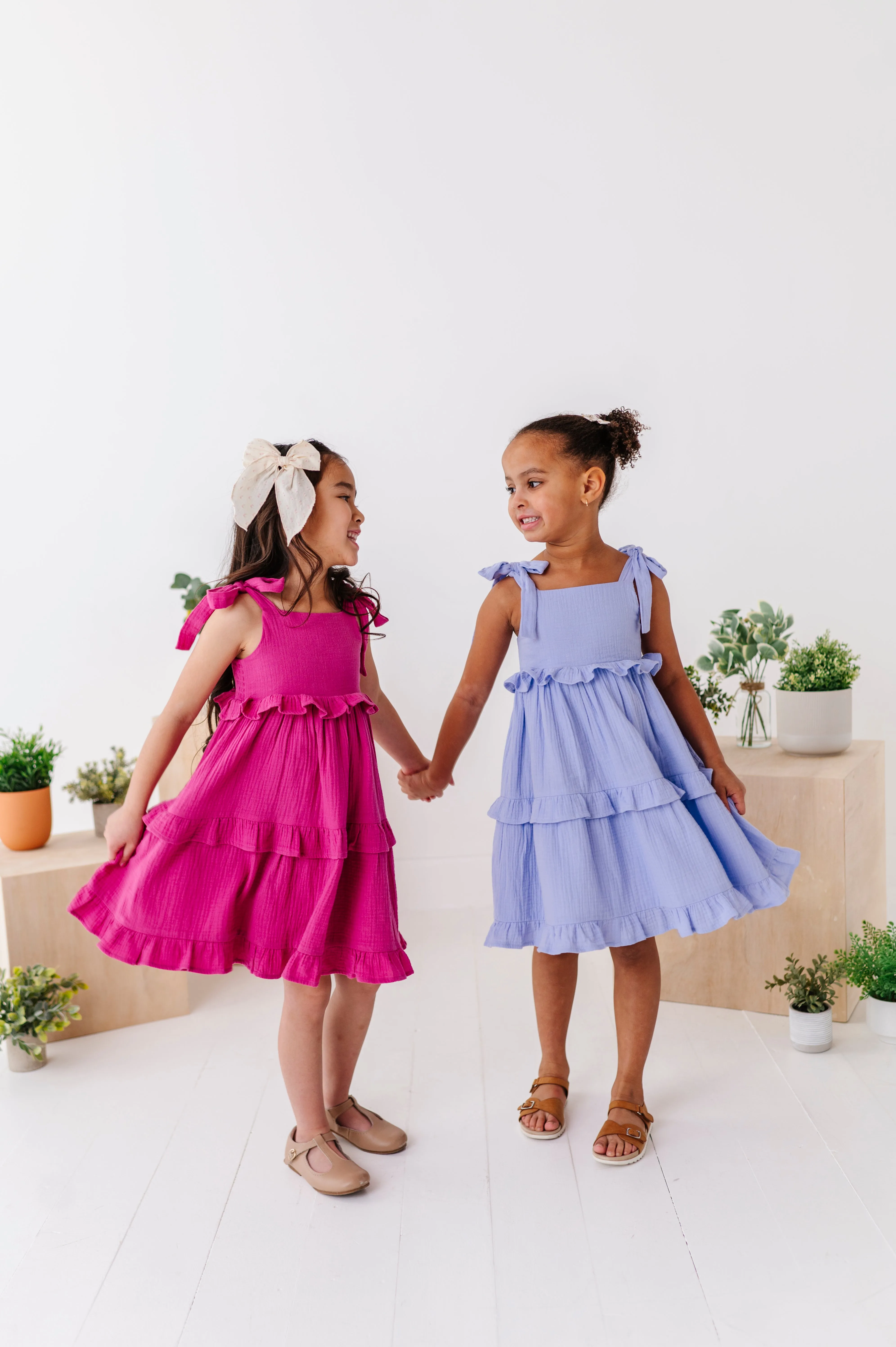 Ocean | Ruffle Strappy Twirl Dress