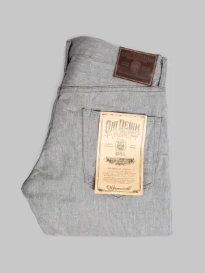ONI Denim 622-MOKU 11oz"Mixed Grey Denim" Relaxed Tapered Jeans