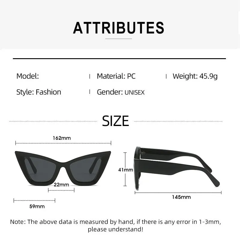 Oversized Cat Eye Sunglasses
