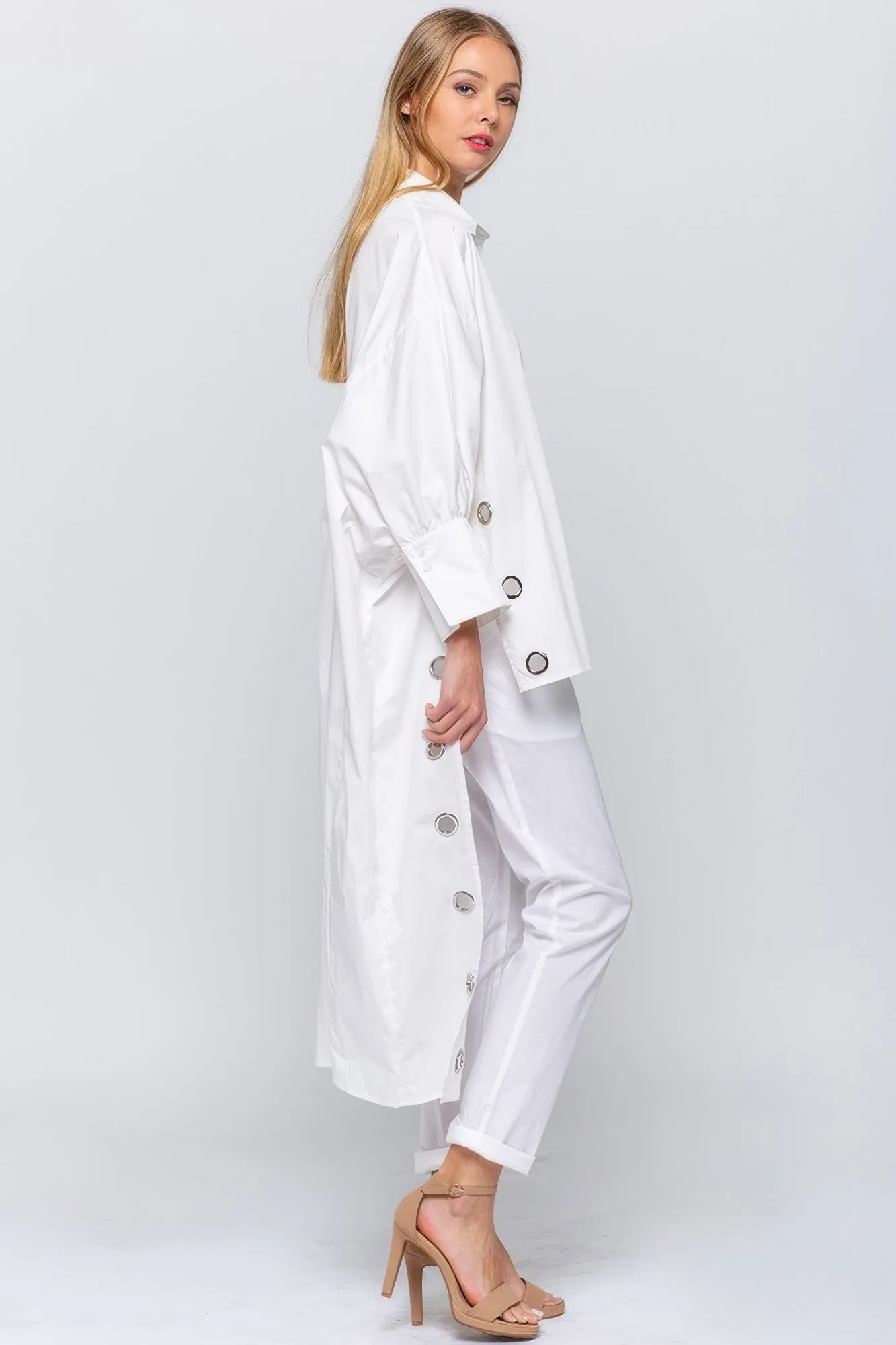 Oversized Shirt With Long Back