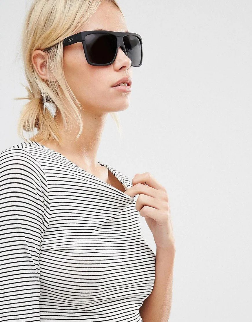 Oversized Smoke Lens Sunglasses