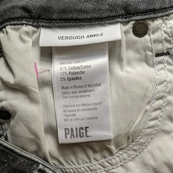 Paige Verdugo Ankle jeans