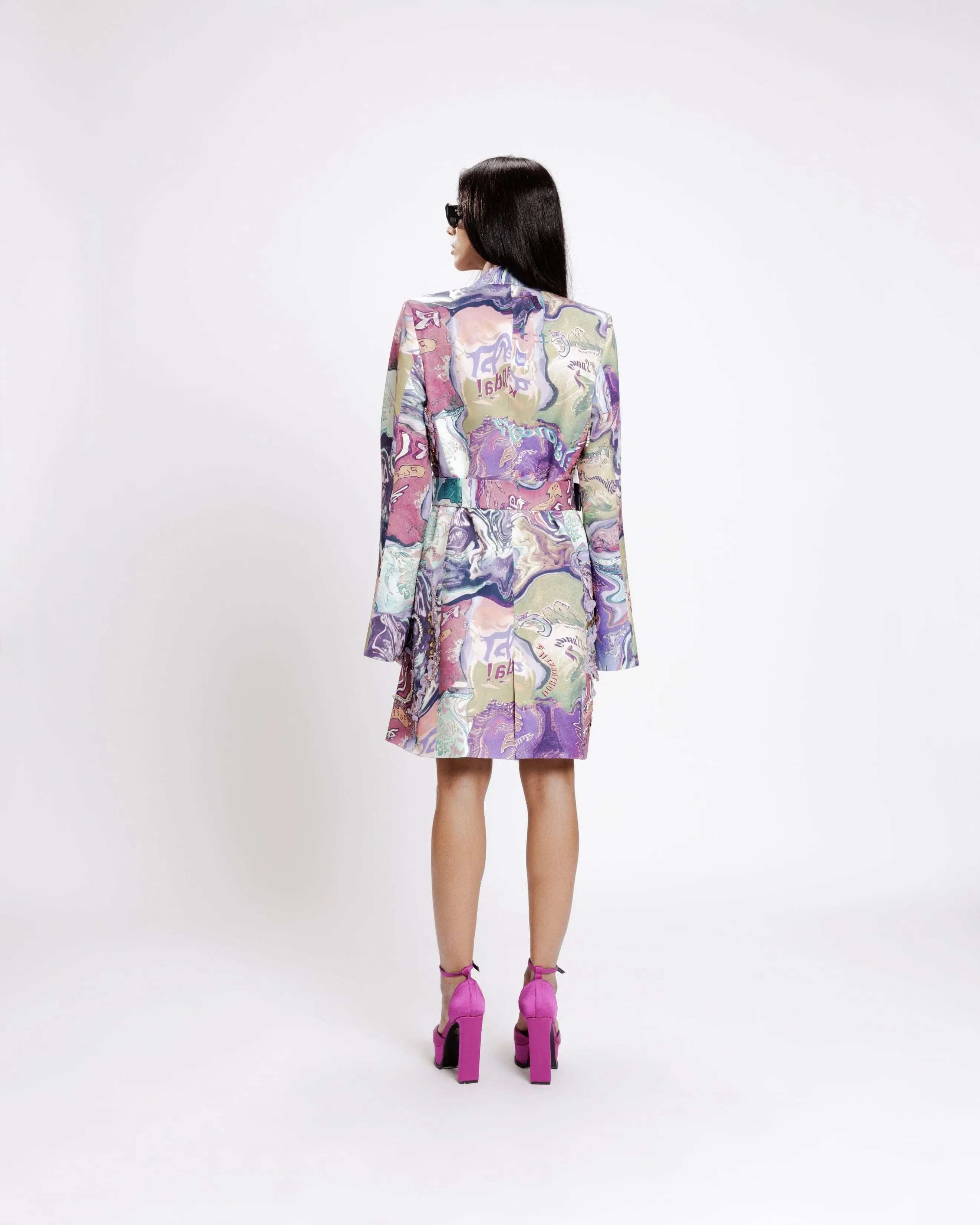 Pan Masala Blazer Dress