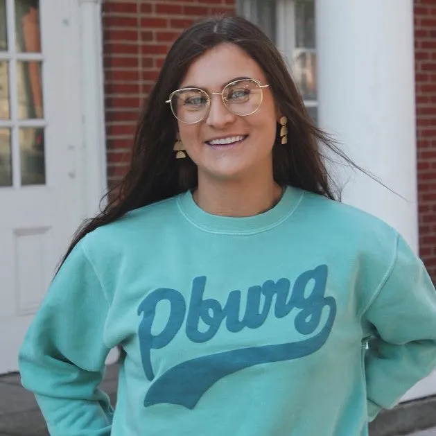 Pburg Script Puff Sweatshirt (Discontinued)