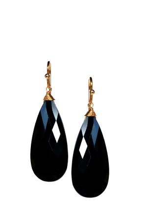 Peridot Circle Drop Earrings