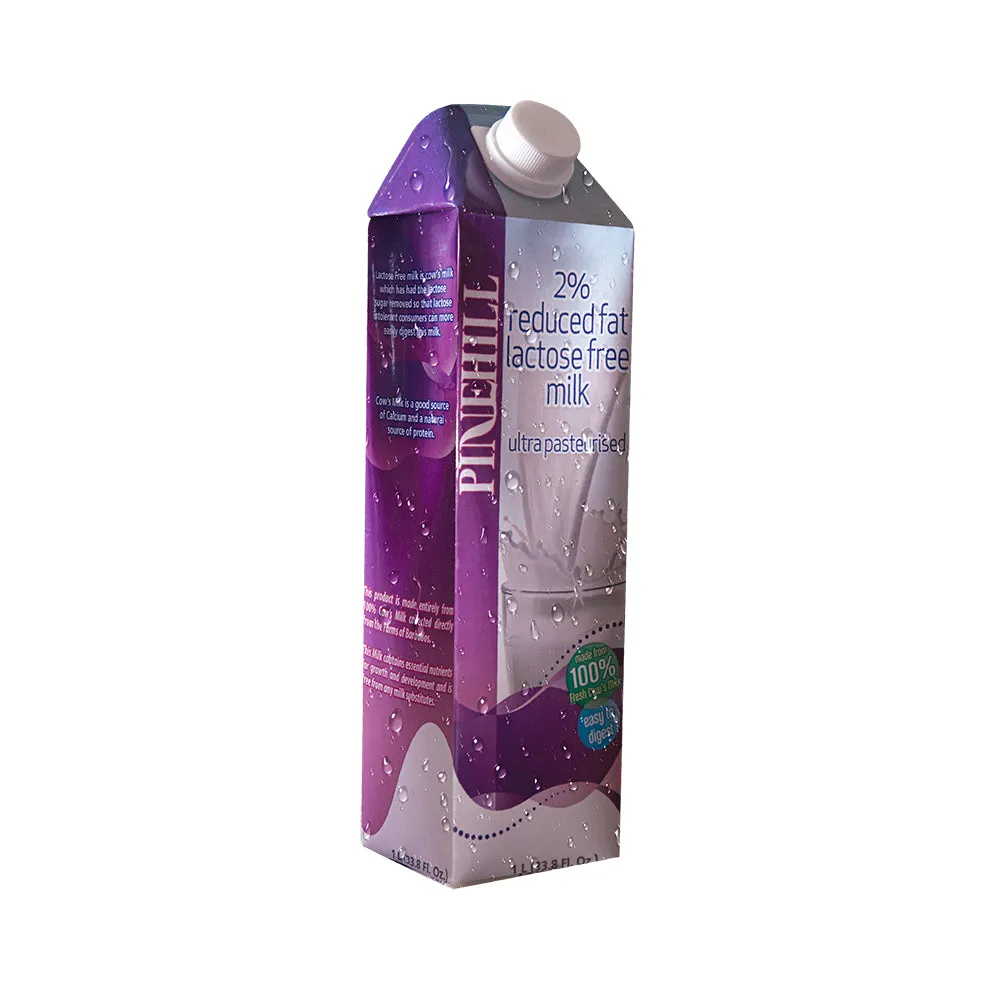 Pinehill 2% Reduced Fat Lactose Free Milk 1L