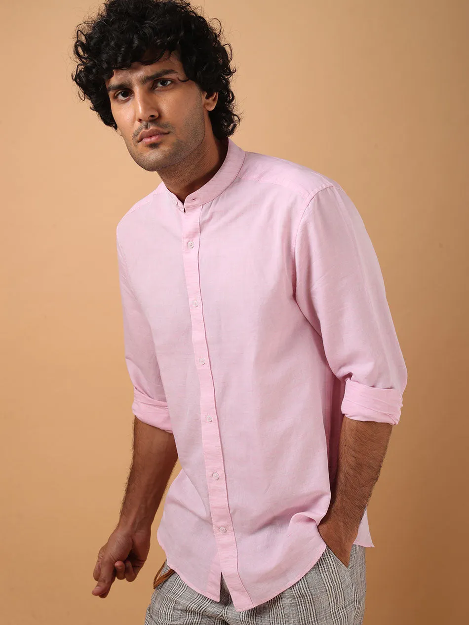 PINK LINEN COTTON