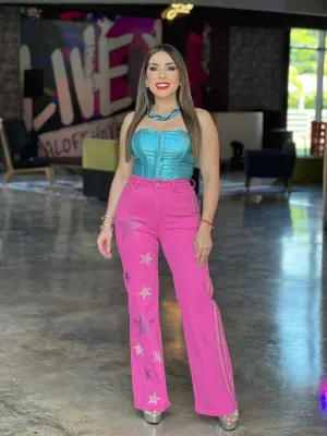Pink Stars Jean