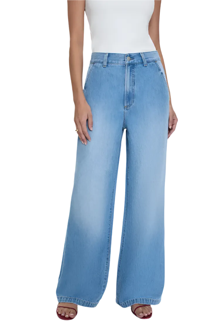 Pistola - Dalia High Rise Wide Leg Jeans - Palo Alto