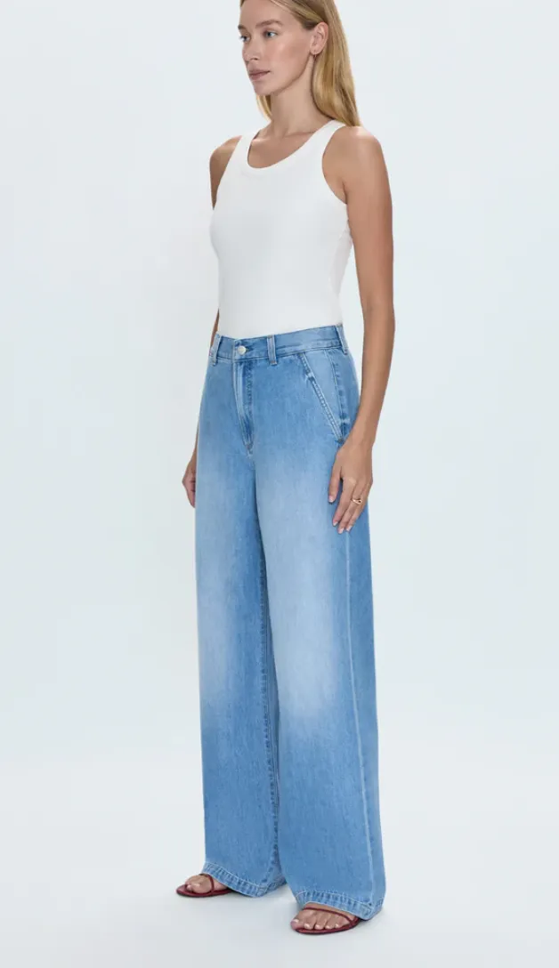 Pistola - Dalia High Rise Wide Leg Jeans - Palo Alto