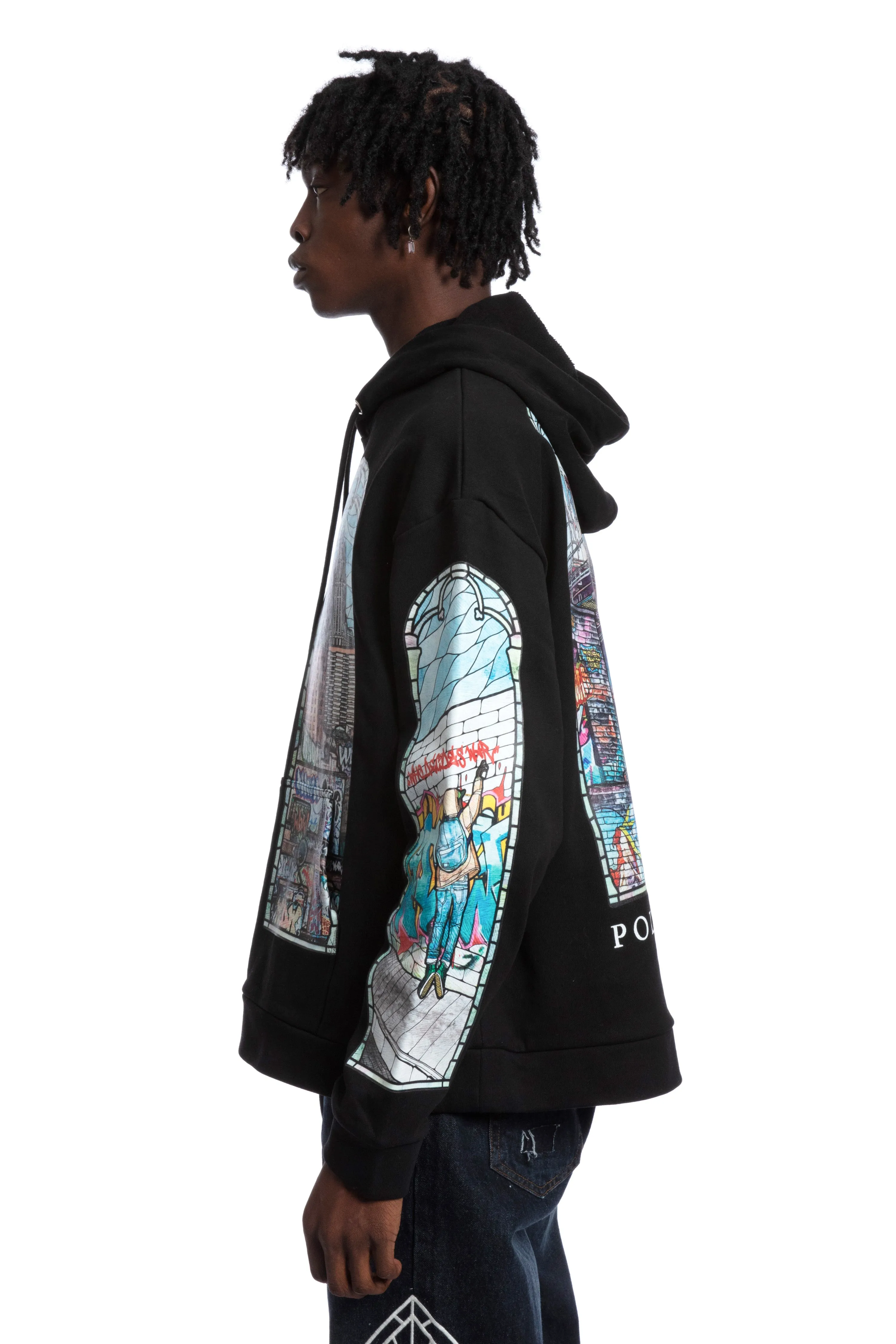 POLITICS AS USUAL HOODED SWEATSHIRT