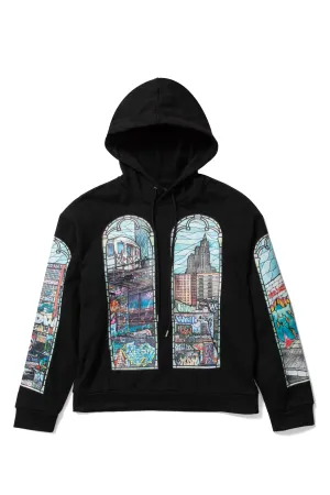 POLITICS AS USUAL HOODED SWEATSHIRT