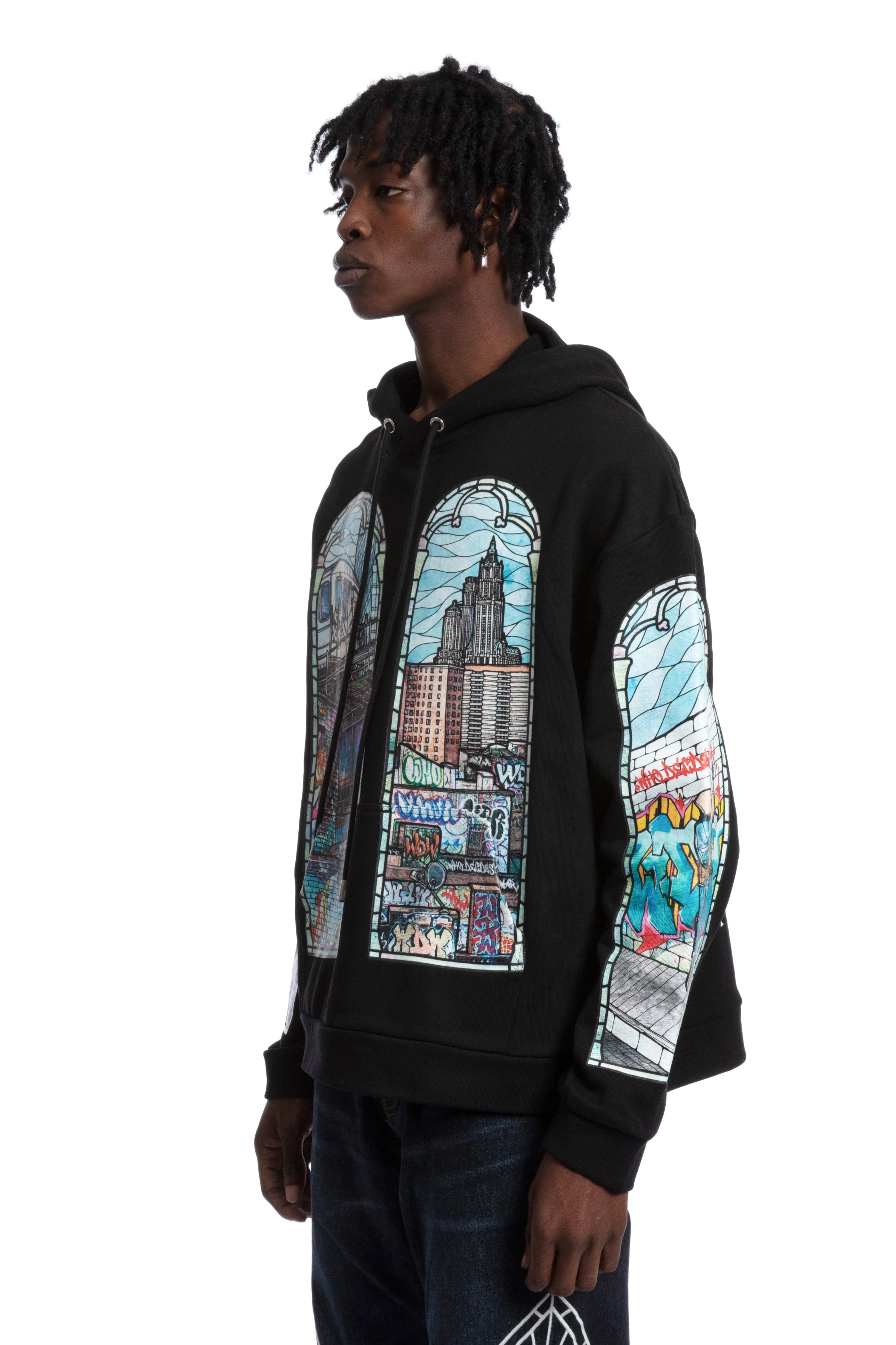 POLITICS AS USUAL HOODED SWEATSHIRT