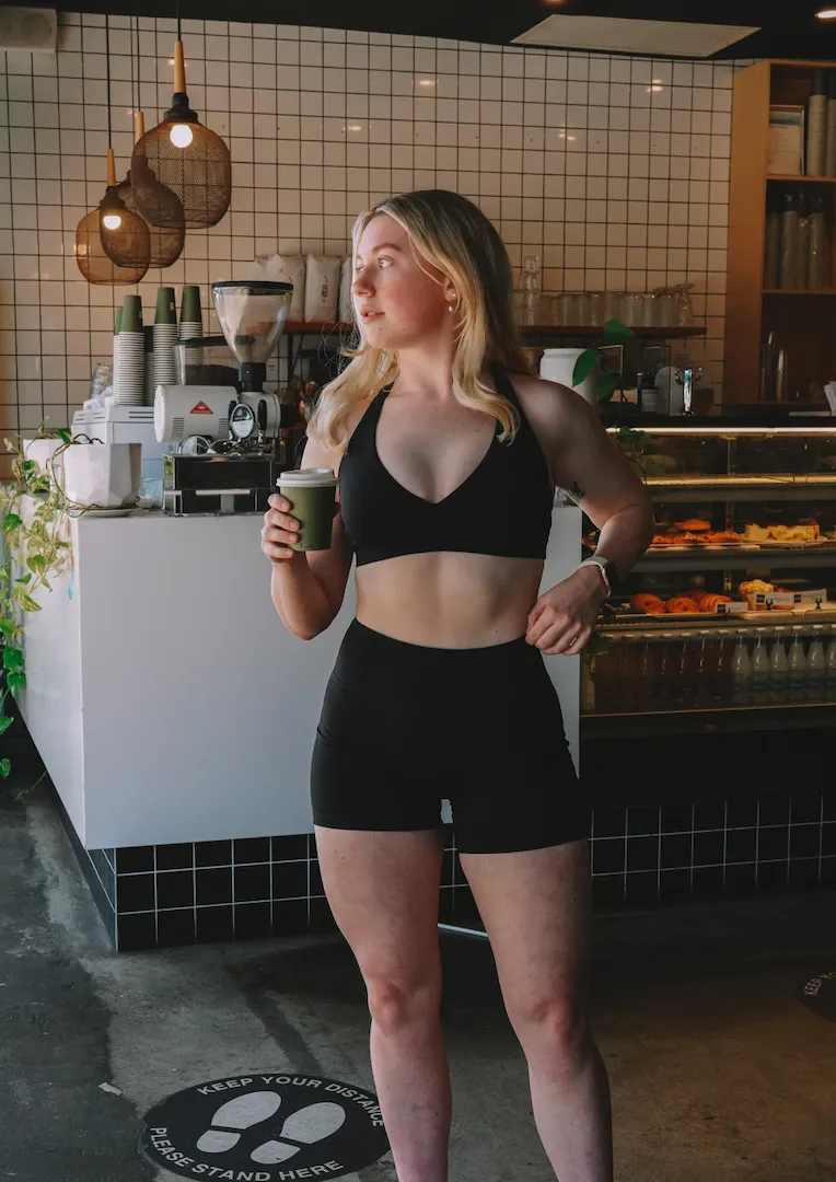 Power Scrunch Shorts | Jet Black