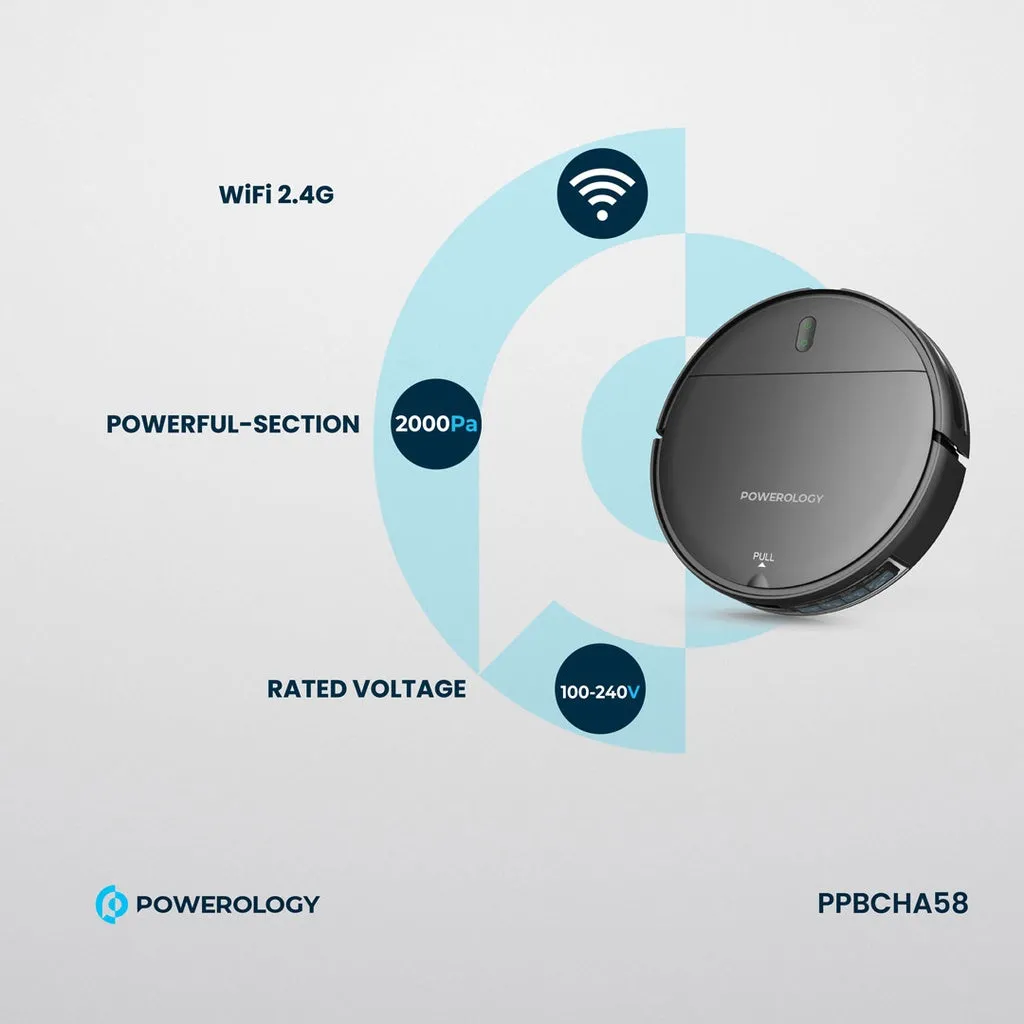 Powerology Smart Robovac Vacuum & Mop