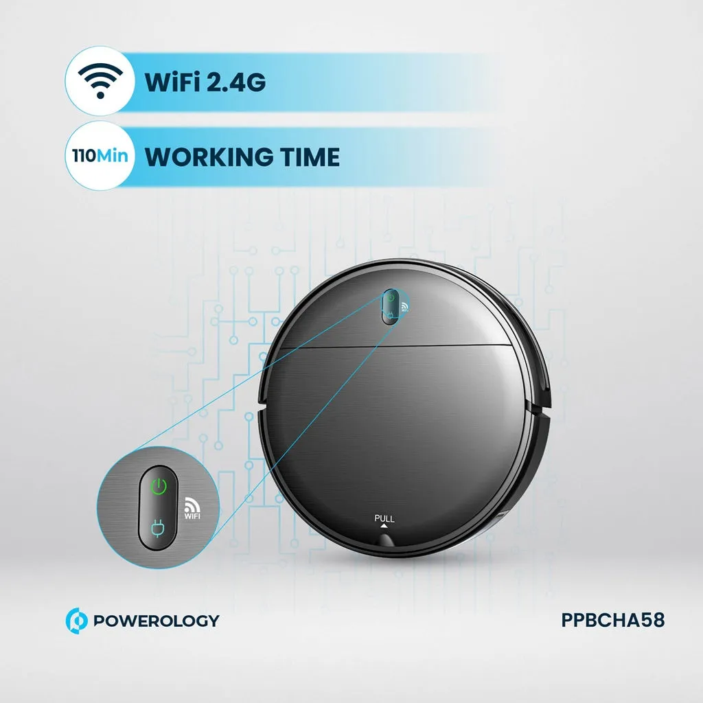 Powerology Smart Robovac Vacuum & Mop