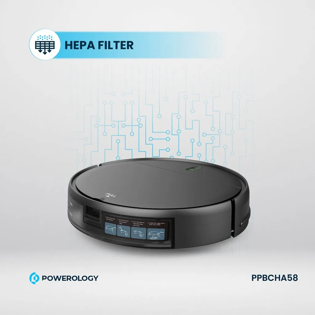 Powerology Smart Robovac Vacuum & Mop